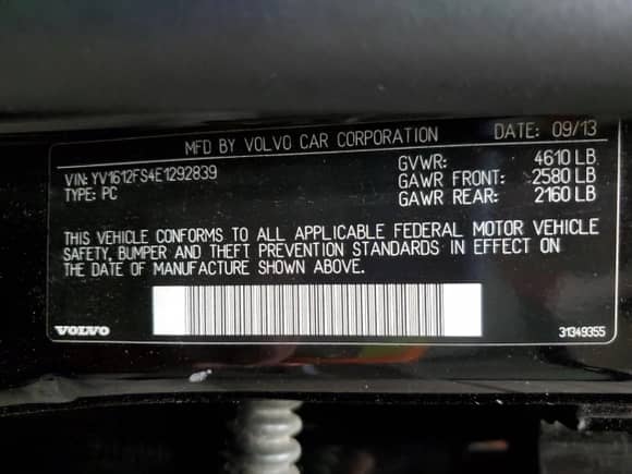2014 Volvo S60 T5 с VIN YV1612FS4E1292839, выставлен на аукционе Copart как лот 71454085 с пробегом 139 948 миль миль и Списание • Salvage title. История ставок и продаж доступна на DreamBid. Изображение 13.