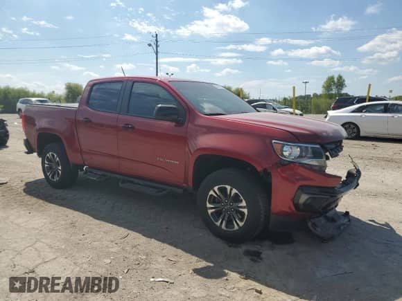 2021 Chevrolet Colorado 4WD Z71 с VIN 1GCGTDEN6M1109273, выставлен на аукционе Copart как лот 80064395 с пробегом 39 500 миль миль и Списание • Salvage title. История ставок и продаж доступна на DreamBid. Изображение 4.