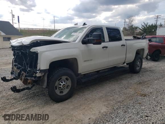 2017 Chevrolet Silverado 2500HD Work Truck with VIN 1GC1KUEG5HF114256, listed as a Copart auction lot 54135265 with 176,889 mi miles and Salvage title. Bid and sale history available at DreamBid. Image 1.
