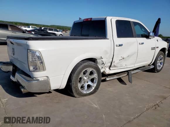 2013 Ram 1500 Laramie with VIN 1C6RR6NTXDS661362, listed as a Copart auction lot 51970545 with 151,241 mi miles and Salvage title. Bid and sale history available at DreamBid. Image 3.