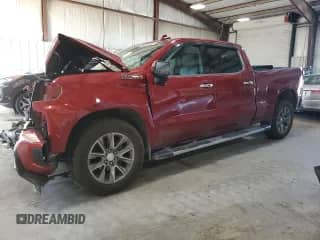 2021 Chevrolet Silverado 1500 High Country with VIN 3GCUYHEL8MG141248, listed as a Copart auction lot 86099545 with Not provided miles and Salvage title. Bid and sale history available at DreamBid. Image 1.