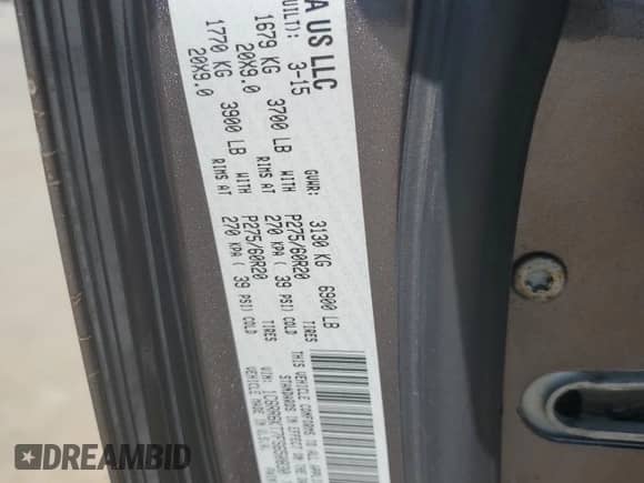 2015 Ram 1500 Express с VIN 1C6RR6KT7FS650830, выставлен на аукционе Copart как лот 66609005 с пробегом 153 785 миль миль и Списание • Salvage title. История ставок и продаж доступна на DreamBid. Изображение 12.