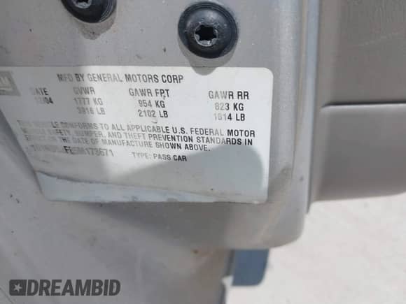2005 Chevrolet Malibu Classic с VIN 1G1ND52F85M173671, выставлен на аукционе IAAI как лот 42976231 с пробегом 97 204 миль миль и . История ставок и продаж доступна на DreamBid. Изображение 9.