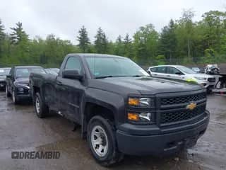 2014 Chevrolet Silverado 1500 Work Truck z VIN 1GCNKPEC4EZ161899, wystawiony jako IAAI lot #42306101 z przebiegiem 125 171 mil mil oraz . Historia ofert i sprzedaży dostępna na DreamBid. Obrazek 1.