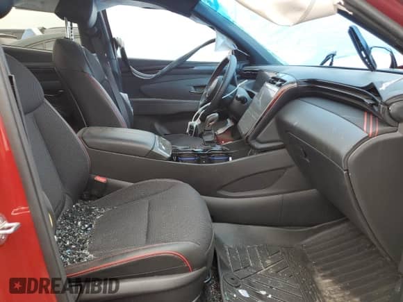 2023 Hyundai Tucson XRT with VIN KM8JFCAE3PU207916, listed as a Copart auction lot 63493805 with Not provided miles and Salvage title. Bid and sale history available at DreamBid. Image 7.