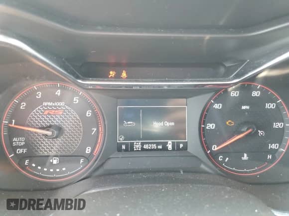 2022 Chevrolet TrailBlazer RS z VIN KL79MUSL8NB013615, wystawiony jako Copart lot #67179785 z przebiegiem 46 235 mil mil oraz Szkoda całkowita • Salvage title. Historia ofert i sprzedaży dostępna na DreamBid. Obrazek 9.