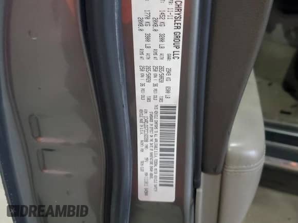 2012 Dodge Durango Crew with VIN 1C4RDJDG7CC163398, listed as a Copart auction lot 81640595 with 123,839 mi miles and Salvage title. Bid and sale history available at DreamBid. Image 13.