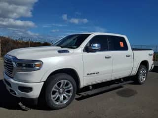 2020 Ram 1500 Longhorn with VIN 1C6SRFKTXLN233696, listed as a Copart auction lot 78054554 with 34,413 mi miles and Clean title. Bid and sale history available at DreamBid. Image 1.