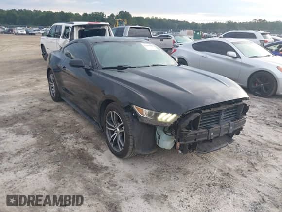 2016 Ford Mustang EcoBoost Premium with VIN 1FA6P8TH6G5301493, listed as a IAAI auction lot 43103500 with 117,006 mi miles and . Bid and sale history available at DreamBid. Image 1.