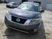 2014 Nissan Pathfinder Platinum with VIN 5N1AR2MN7EC729366, listed as a Copart auction lot 80098135 with 134,557 mi miles and Salvage title. Bid and sale history available at DreamBid. Image 14.