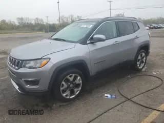 2018 Jeep Compass Limited с VIN 3C4NJDCB6JT403301, выставлен на аукционе Copart как лот 83774535 с пробегом 88 004 миль миль и Чистый • Clean title. История ставок и продаж доступна на DreamBid. Изображение 1.