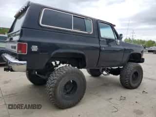 1988 Chevrolet Blazer z VIN 1GNEV18K5JF143423, wystawiony jako Copart lot #55763905 z przebiegiem 93 600 mil mil oraz Czysty tytuł • Clean title. Historia ofert i sprzedaży dostępna na DreamBid. Obrazek 3.