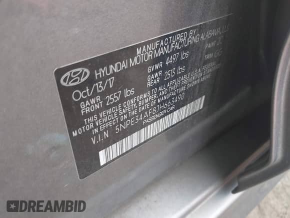 2018 Hyundai Sonata SEL с VIN 5NPE34AF8JH663490, выставлен на аукционе IAAI как лот 42870946 с пробегом 131 853 миль миль и . История ставок и продаж доступна на DreamBid. Изображение 9.