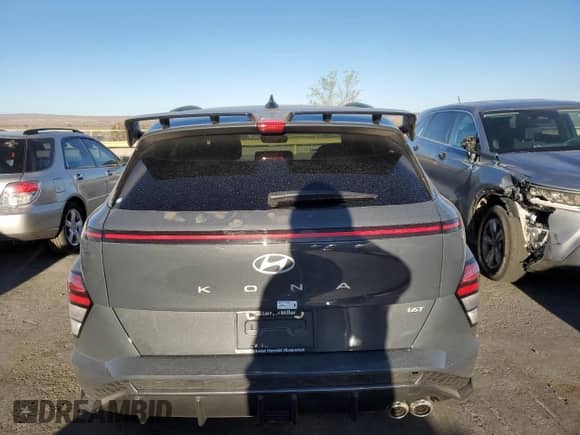 2025 Hyundai Kona N Line S с VIN KM8HB3A39SU190895, выставлен на аукционе Copart как лот 49073115 с пробегом 1 483 миль миль и Списание • Salvage title. История ставок и продаж доступна на DreamBid. Изображение 6.