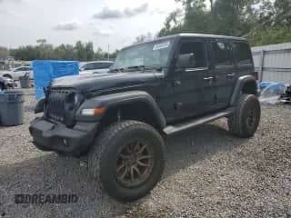 2023 Jeep Wrangler Sport with VIN 1C4HJXDG1PW618533, listed as a Copart auction lot 56345355 with 24,489 mi miles and Non repairable. Bid and sale history available at DreamBid. Image 1.