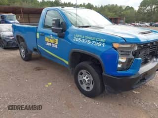 2020 Chevrolet Silverado 2500HD Work Truck z VIN 1GC0WLE75LF224078, wystawiony jako IAAI lot #43304050 z przebiegiem 109 020 mil mil oraz . Historia ofert i sprzedaży dostępna na DreamBid. Obrazek 1.