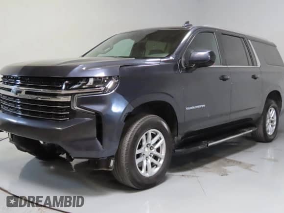 2023 Chevrolet Suburban LT z VIN 1GNSCCKD4PR363674, wystawiony jako Copart lot #84282945 z przebiegiem 59 375 mil mil oraz Czysty tytuł • Clean title. Historia ofert i sprzedaży dostępna na DreamBid. Obrazek 2.