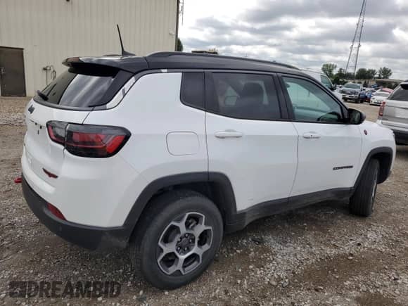 2022 Jeep Compass Trailhawk с VIN 3C4NJDDB2NT161918, выставлен на аукционе Copart как лот 63534165 с пробегом 72 490 миль миль и Списание • Salvage title. История ставок и продаж доступна на DreamBid. Изображение 3.