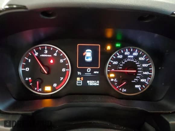 2023 Subaru WRX with VIN JF1VBAA61P9806420, listed as a Copart auction lot 42436265 with 19,248 mi miles and Salvage title. Bid and sale history available at DreamBid. Image 9.