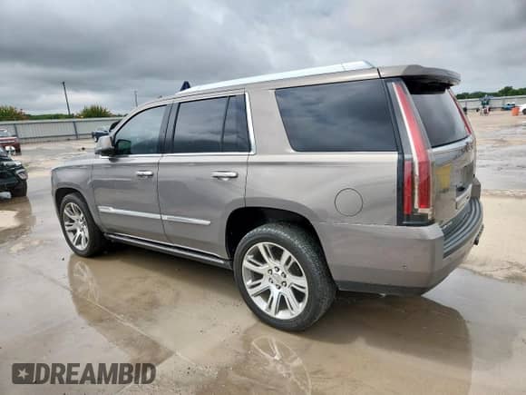 2018 Cadillac Escalade Premium Luxury with VIN 1GYS4CKJ9JR191879, listed as a Copart auction lot 64717525 with 139,616 mi miles and Clean title. Bid and sale history available at DreamBid. Image 2.
