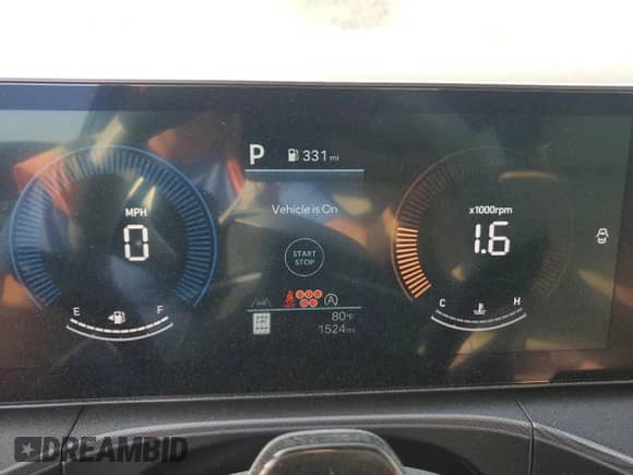 2024 Hyundai Santa Fe SEL с VIN 5NMP24GL9RH038078, выставлен на аукционе Copart как лот 76115824 с пробегом 1 524 миль миль и На запчасти • Non repairable. История ставок и продаж доступна на DreamBid. Изображение 9.