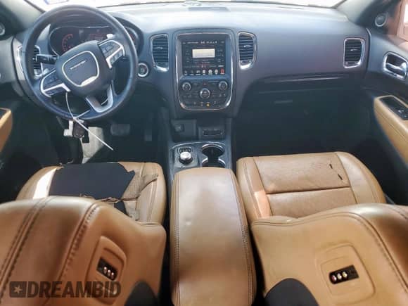 2014 Dodge Durango Citadel with VIN 1C4RDHEG4EC974943, listed as a Copart auction lot 65602485 with 129,233 mi miles and Salvage title. Bid and sale history available at DreamBid. Image 8.