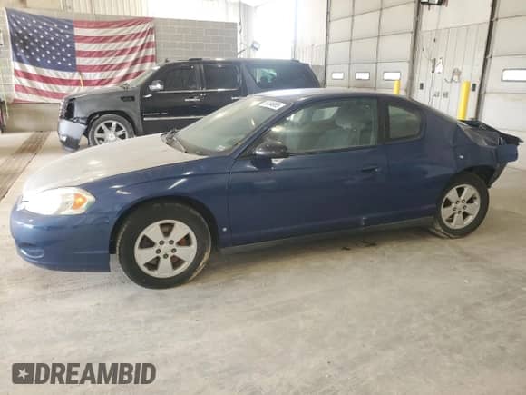 2006 Chevrolet Monte Carlo LT 3.5L с VIN 2G1WM15K769184360, выставлен на аукционе Copart как лот 56134965 с пробегом 259 503 миль миль и Списание • Salvage title. История ставок и продаж доступна на DreamBid. Изображение 1.
