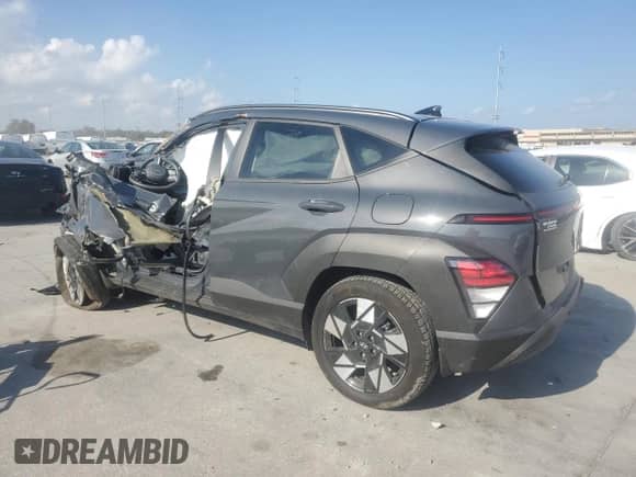 2024 Hyundai Kona SEL с VIN KM8HB3AB7RU041323, выставлен на аукционе Copart как лот 78084434 с пробегом Не указан миль и Списание • Salvage title. История ставок и продаж доступна на DreamBid. Изображение 2.