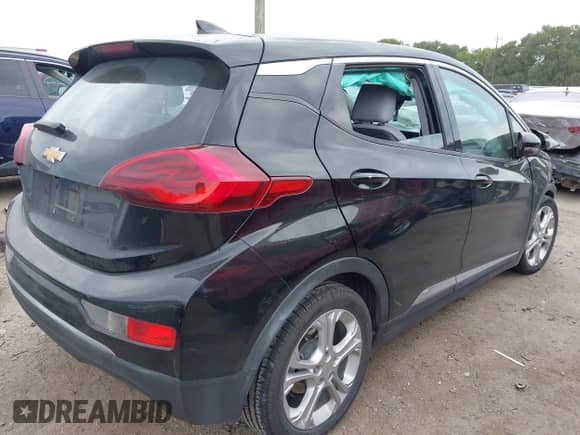 2017 Chevrolet Bolt EV LT with VIN 1G1FW6S09H4133698, listed as a IAAI auction lot 42826654 with 89,963 mi miles and . Bid and sale history available at DreamBid. Image 4.
