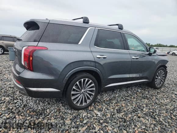 2024 Hyundai Palisade Calligraphy with VIN KM8R74GE5RU737806, listed as a Copart auction lot 69840155 with 23,532 mi miles and Salvage title. Bid and sale history available at DreamBid. Image 3.