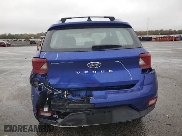 2022 Hyundai Venue SEL with VIN KMHRC8A38NU154456, listed as a Copart auction lot 90850355 with 26,223 mi miles and Salvage title. Bid and sale history available at DreamBid. Image 6.