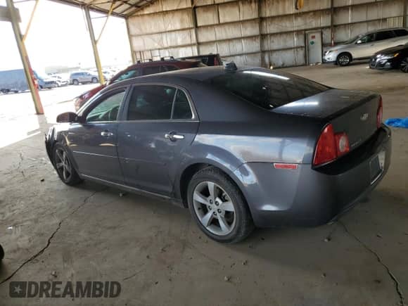 2012 Chevrolet Malibu 1LT with VIN 1G1ZC5E00CF370234, listed as a Copart auction lot 85653945 with 103,720 mi miles and Salvage title. Bid and sale history available at DreamBid. Image 2.