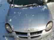 2003 Dodge Neon SXT with VIN 1B3ES56C33D182774, listed as a Copart auction lot 89039415 with 86,597 mi miles and Salvage title. Bid and sale history available at DreamBid. Image 11.