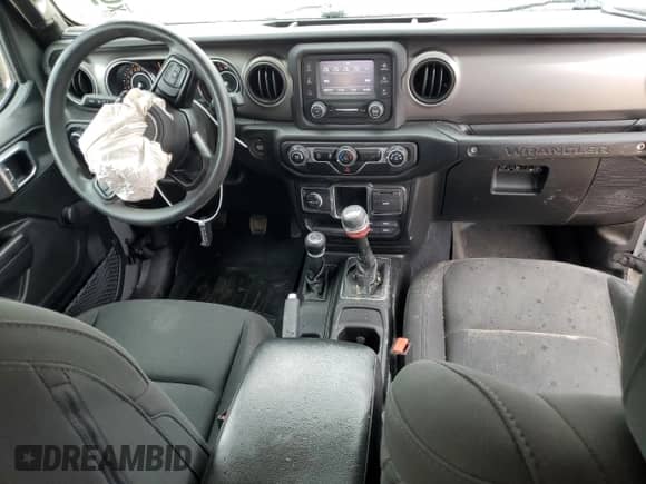 2021 Jeep Wrangler Willys with VIN 1C4GJXAG7MW539041, listed as a Copart auction lot 60457725 with 23,612 mi miles and Salvage title. Bid and sale history available at DreamBid. Image 8.