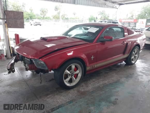 2006 Ford Mustang GT Deluxe z VIN 1ZVFT82H765156662, wystawiony jako IAAI lot #43391359 z przebiegiem 62 554 mil mil oraz . Historia ofert i sprzedaży dostępna na DreamBid. Obrazek 18.