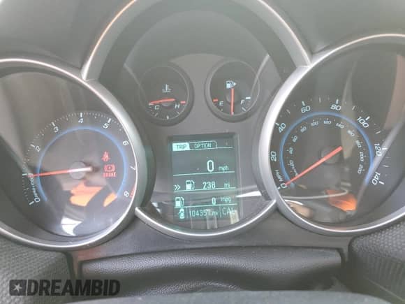 2015 Chevrolet Cruze LT with VIN 1G1PD5SBXF7163794, listed as a Copart auction lot 85139025 with 104,357 mi miles and Salvage title. Bid and sale history available at DreamBid. Image 9.