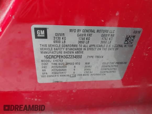 2016 Chevrolet Silverado 1500 Custom с VIN 1GCRCPEH3GZ234550, выставлен на аукционе IAAI как лот 41360386 с пробегом 104 567 миль миль и . История ставок и продаж доступна на DreamBid. Изображение 9.