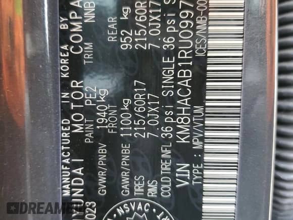 2024 Hyundai Kona Essential z VIN KM8HACAB1RU099740, wystawiony jako Copart lot #79719354 z przebiegiem 23 489 mil mil oraz Szkoda całkowita • Salvage title. Historia ofert i sprzedaży dostępna na DreamBid. Obrazek 13.