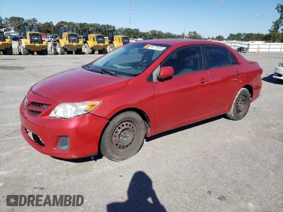 2011 Toyota Corolla L with VIN JTDBU4EE2BJ101398, listed as a Copart auction lot 86776935 with 216,840 mi miles and Clean title. Bid and sale history available at DreamBid. Image 1.