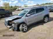 2018 Jeep Compass Latitude z VIN 3C4NJDBB8JT354863, wystawiony jako Copart lot #85850875 z przebiegiem 92 084 mil mil oraz Szkoda całkowita • Salvage title. Historia ofert i sprzedaży dostępna na DreamBid. Obrazek 1.