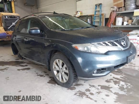 2011 Nissan Murano SL with VIN JN8AZ1MW1BW157555, listed as a IAAI auction lot 43479587 with 146,559 mi miles and . Bid and sale history available at DreamBid. Image 1.