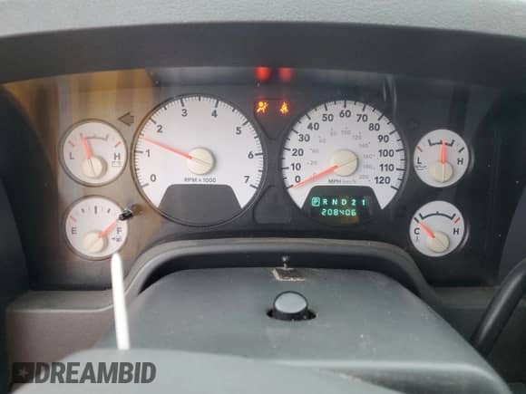 2008 Dodge 1500 SLT z VIN 1D7HA16N88J149132, wystawiony jako Copart lot #45242635 z przebiegiem 208 406 mil mil oraz Szkoda całkowita • Salvage title. Historia ofert i sprzedaży dostępna na DreamBid. Obrazek 9.
