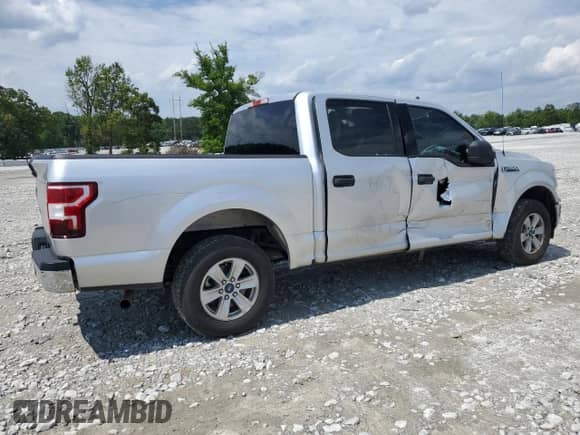 2019 Ford F-150 XL with VIN 1FTEW1CBXKFA28458, listed as a Copart auction lot 71205465 with 77,809 mi miles and Non repairable. Bid and sale history available at DreamBid. Image 3.