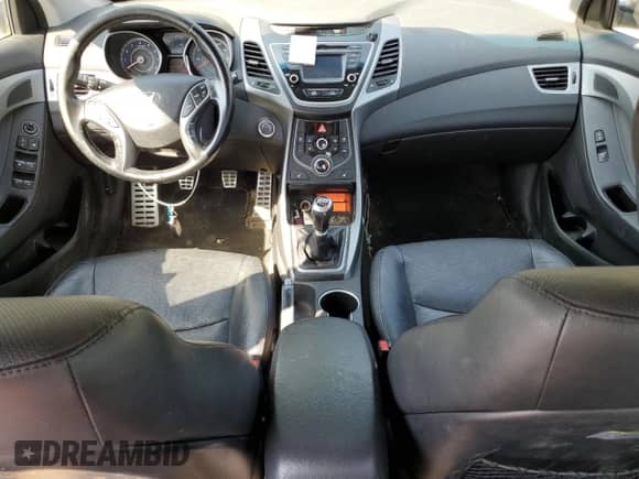 2014 Hyundai Elantra Sport z VIN KMHDH4AH7EU082276, wystawiony jako Copart lot #54678965 z przebiegiem 197 462 mil mil oraz Szkoda całkowita • Salvage title. Historia ofert i sprzedaży dostępna na DreamBid. Obrazek 8.