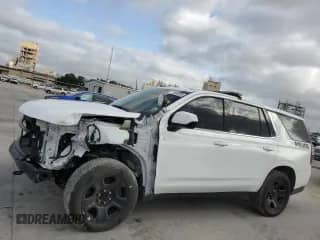 2021 Chevrolet Tahoe Commercial с VIN 1GNSKLED4MR443776, выставлен на аукционе Copart как лот 57034305 с пробегом 48 241 миль миль и Списание • Salvage title. История ставок и продаж доступна на DreamBid. Изображение 1.