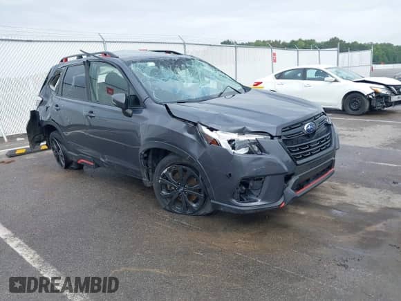 2022 Subaru Forester Special Sports z VIN JF2SKAJC1NH467312, wystawiony jako IAAI lot #43149004 z przebiegiem 50 783 mil mil oraz . Historia ofert i sprzedaży dostępna na DreamBid. Obrazek 1.