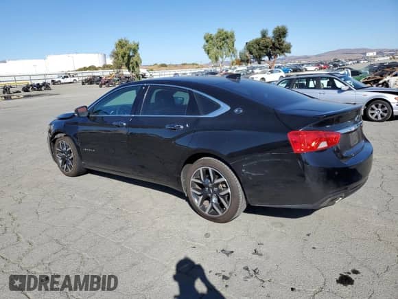 2017 Chevrolet Impala Premier with VIN 2G1145S33H9122908, listed as a Copart auction lot 82317625 with 111,275 mi miles and Salvage title. Bid and sale history available at DreamBid. Image 2.
