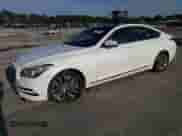 2015 Hyundai Genesis 3.8L z VIN KMHGN4JE9FU055433, wystawiony jako Copart lot #72036204 z przebiegiem 110 213 mil mil oraz Szkoda całkowita • Salvage title. Historia ofert i sprzedaży dostępna na DreamBid. Obrazek 1.