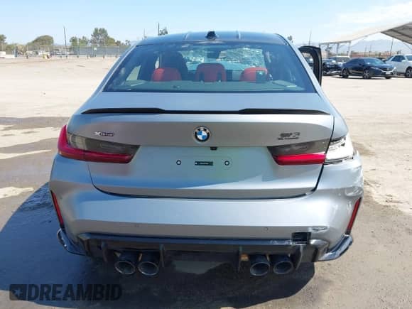 2025 BMW M3 Competition xDrive with VIN WBS33HJ03SFU19969, listed as a IAAI auction lot 41817188 with 1,944 mi miles and . Bid and sale history available at DreamBid. Image 17.