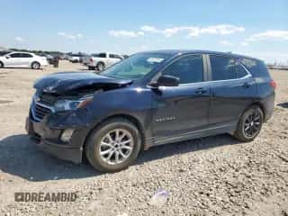 2021 Chevrolet Equinox LT with VIN 3GNAXKEV8MS118271, listed as a Copart auction lot 81875815 with 40,933 mi miles and Salvage title. Bid and sale history available at DreamBid. Image 1.